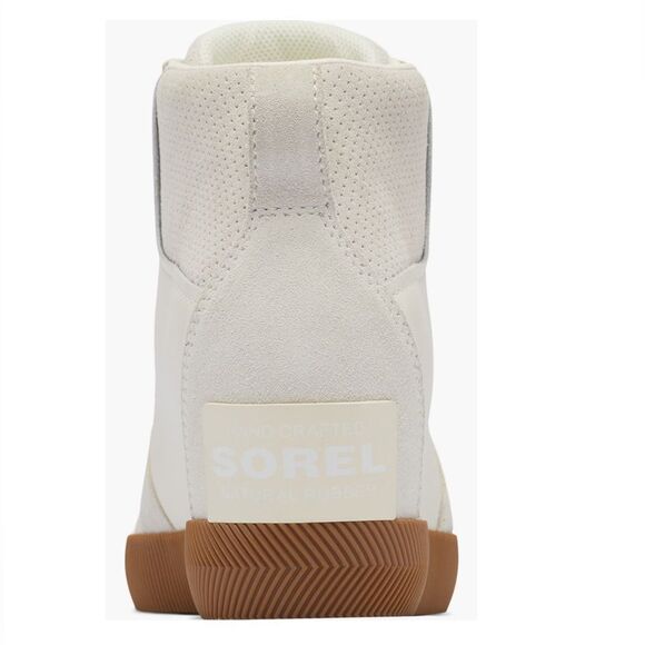 Sorel Out N About Wedge Leather Bootie, Ankle Boots White/Sea Salt Size 10.5 NWT - Picture 6 of 8